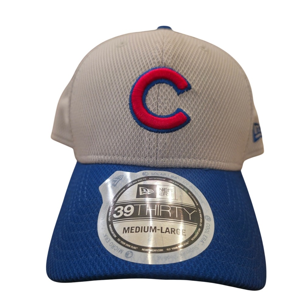 NEW ERA‎ 39THIRTY Chicago Cubs Hat Sz M/L Stretch Fit Baseball Cap NWT